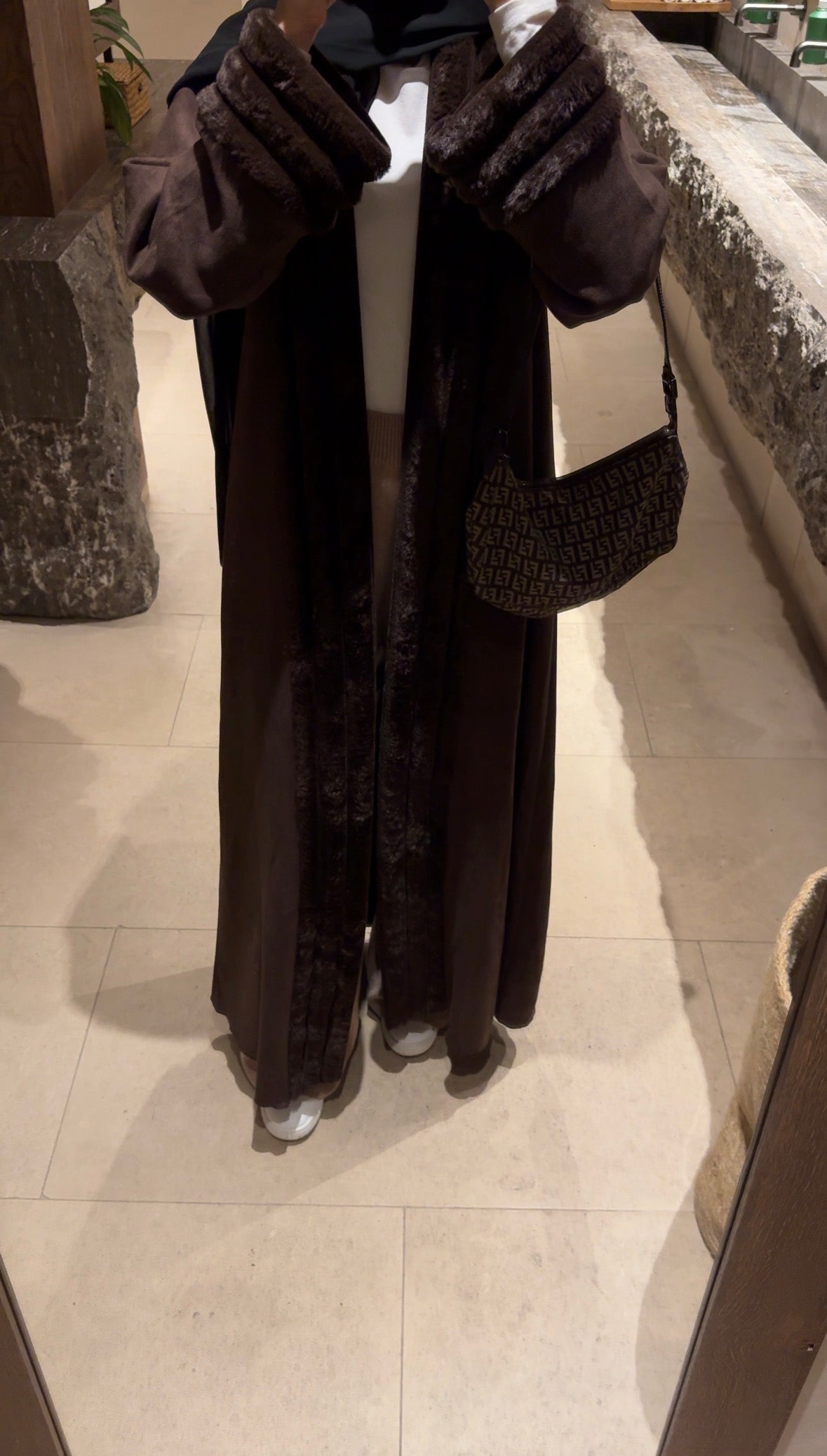 The Sable fur abaya